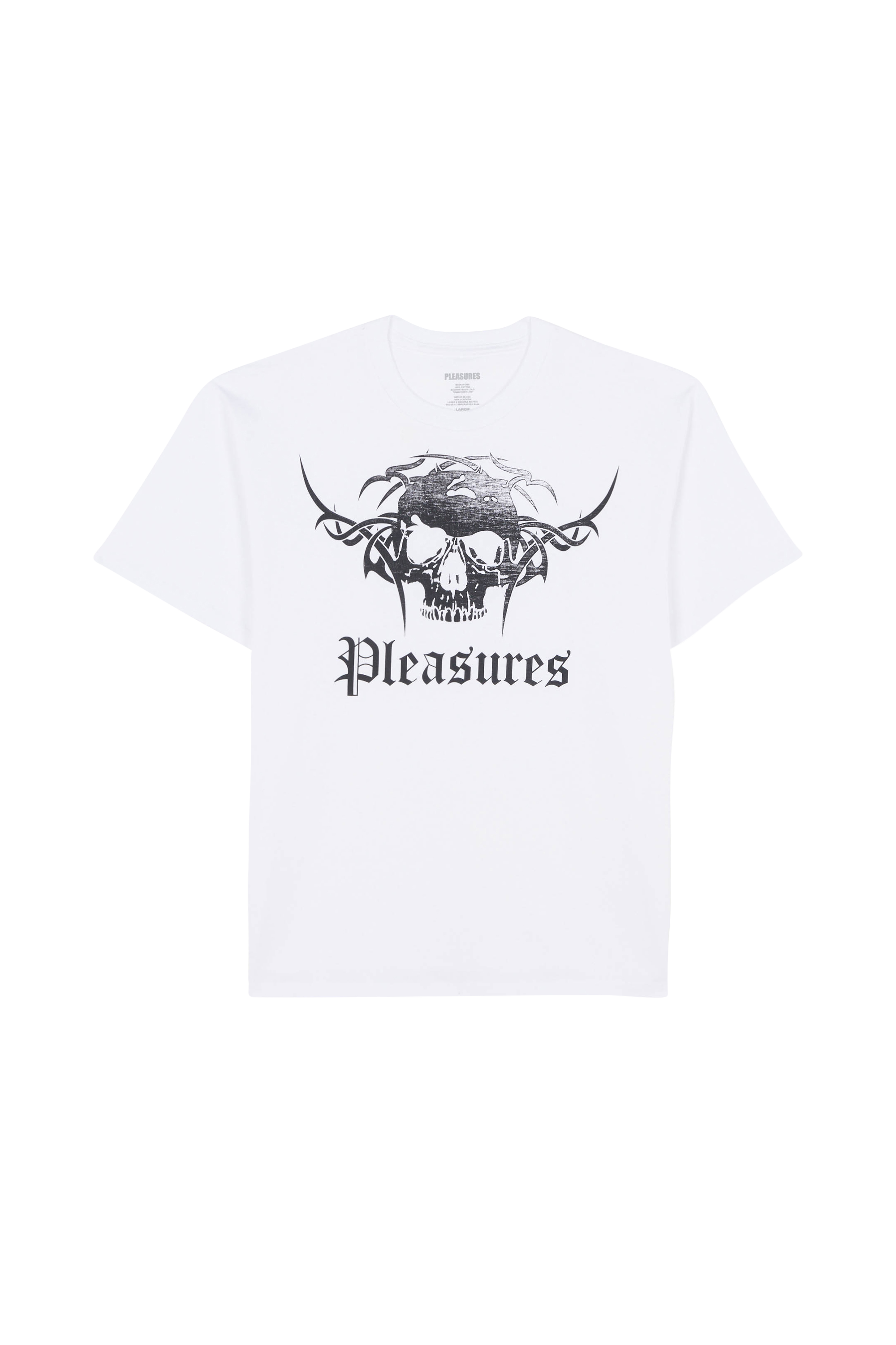 Regular-fit round-neck cotton T-shirt White