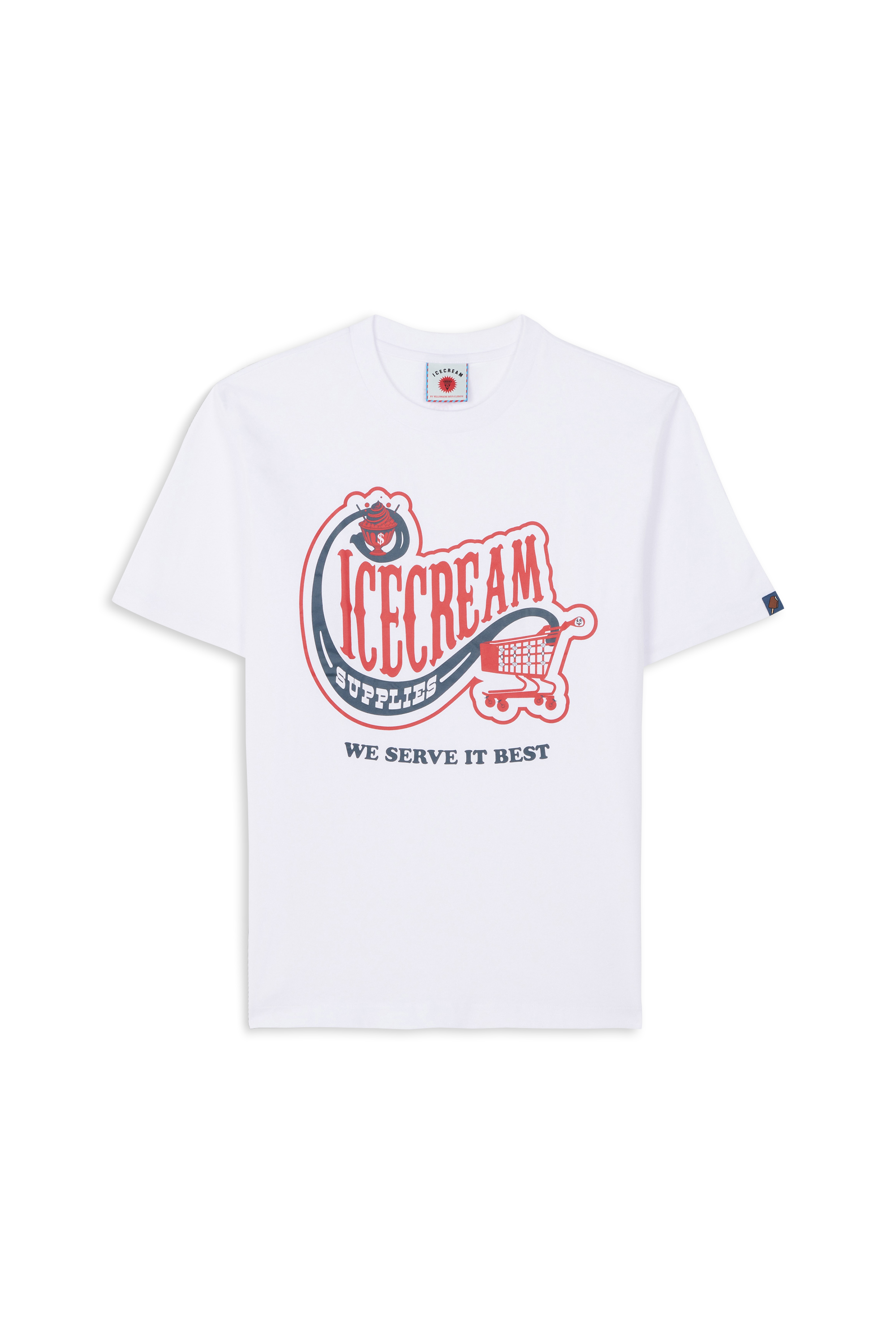 Regular-fit round-neck cotton T-shirt White