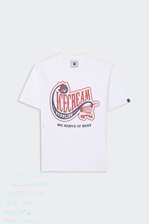 ICE CREAM T-shirt Blanc