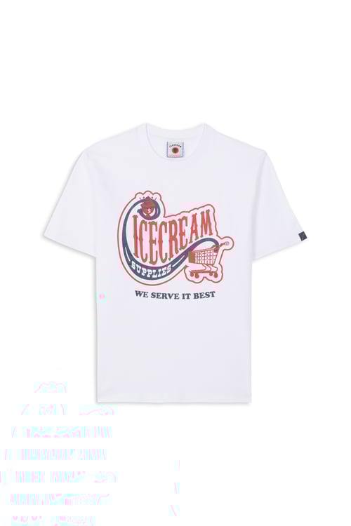ICE CREAM Regular-fit round-neck cotton T-shirt