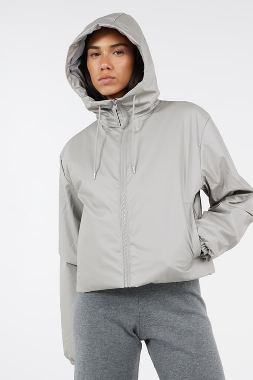 RAINS Parka Gris