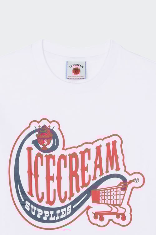ICE CREAM T-shirt Blanc