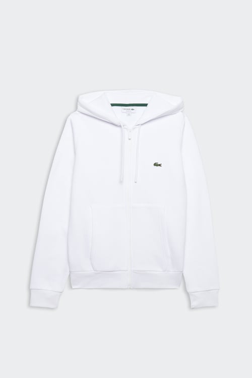 LACOSTE Sweat zippé Marron