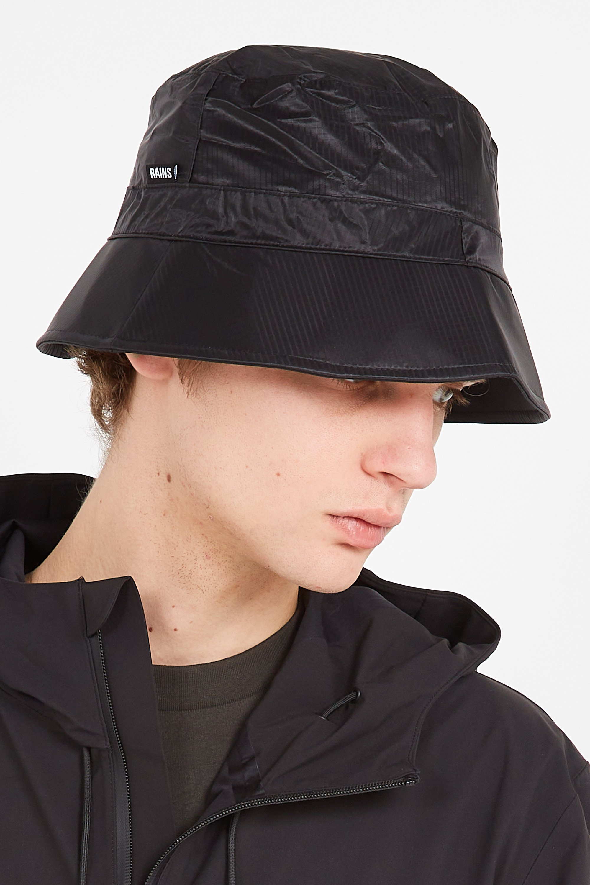 Bucket hat RAINS Black