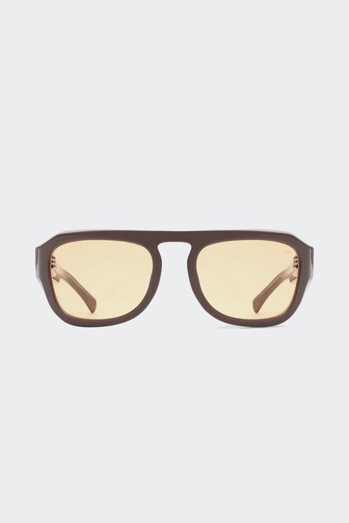 A.KJAERBEDE Lunettes de soleil Marron