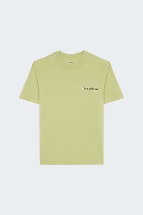 OBEY T-shirt Jaune