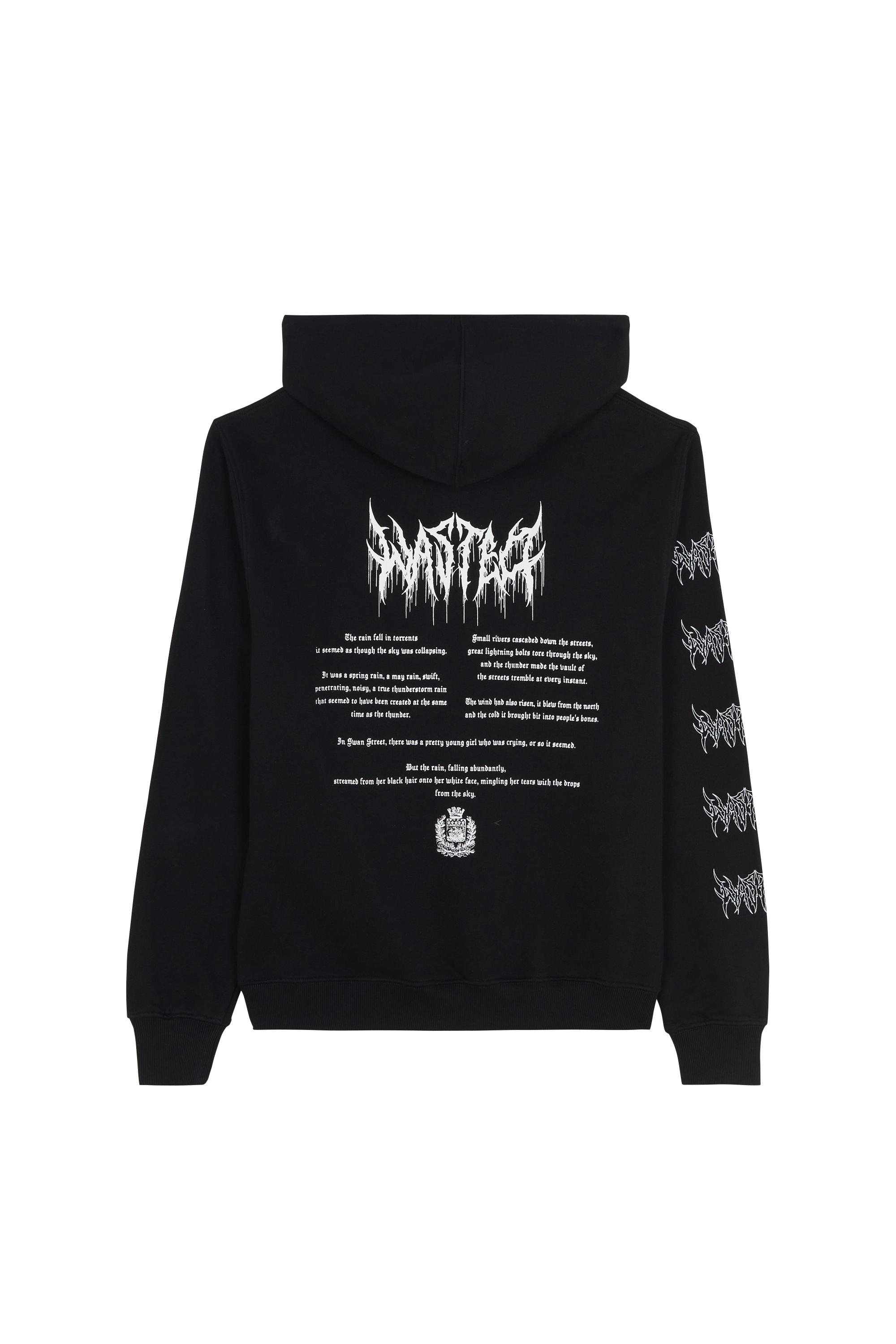 Hoodie WASTED Black