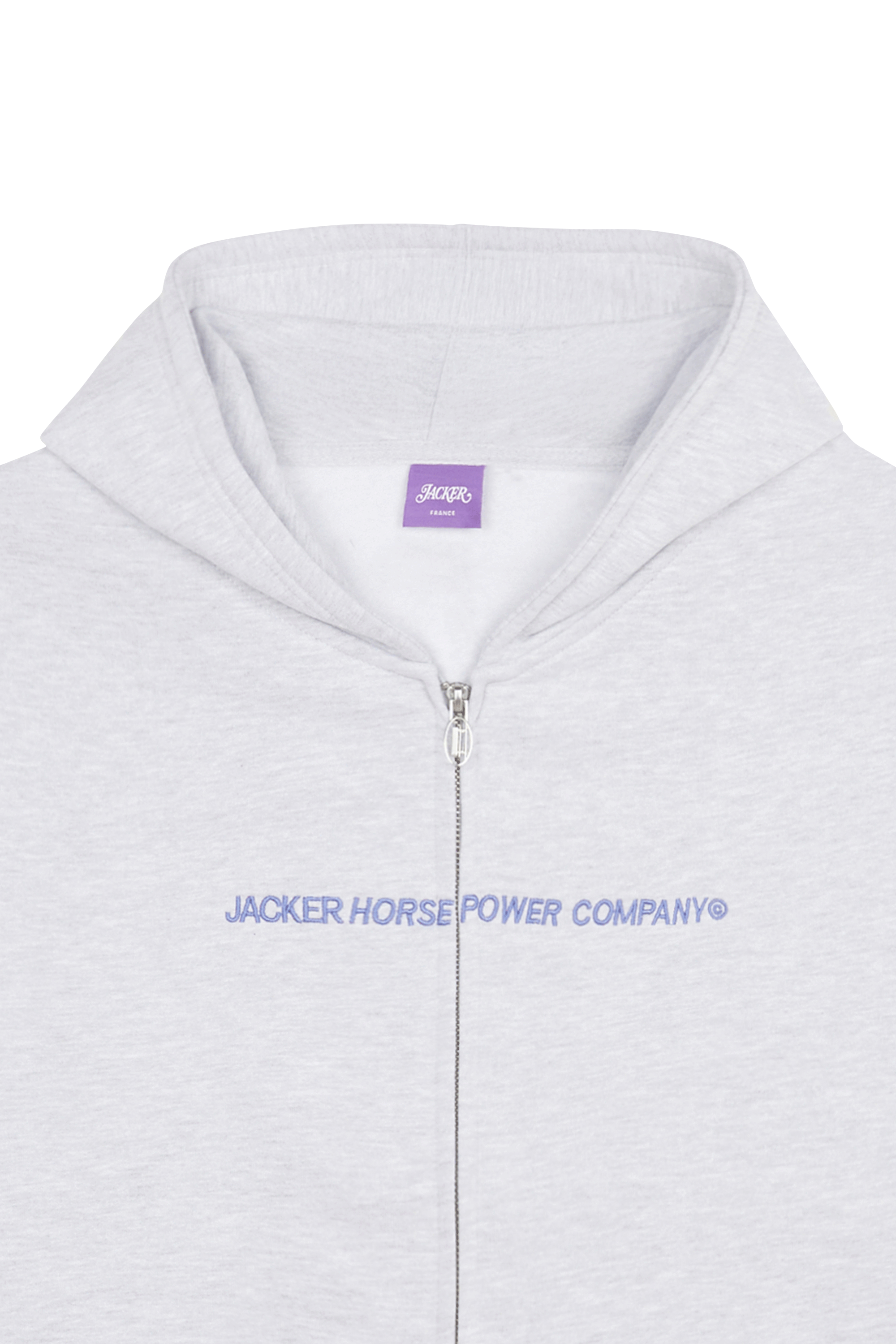 Gilet oversize col rond en coton | Grey JACKER Men