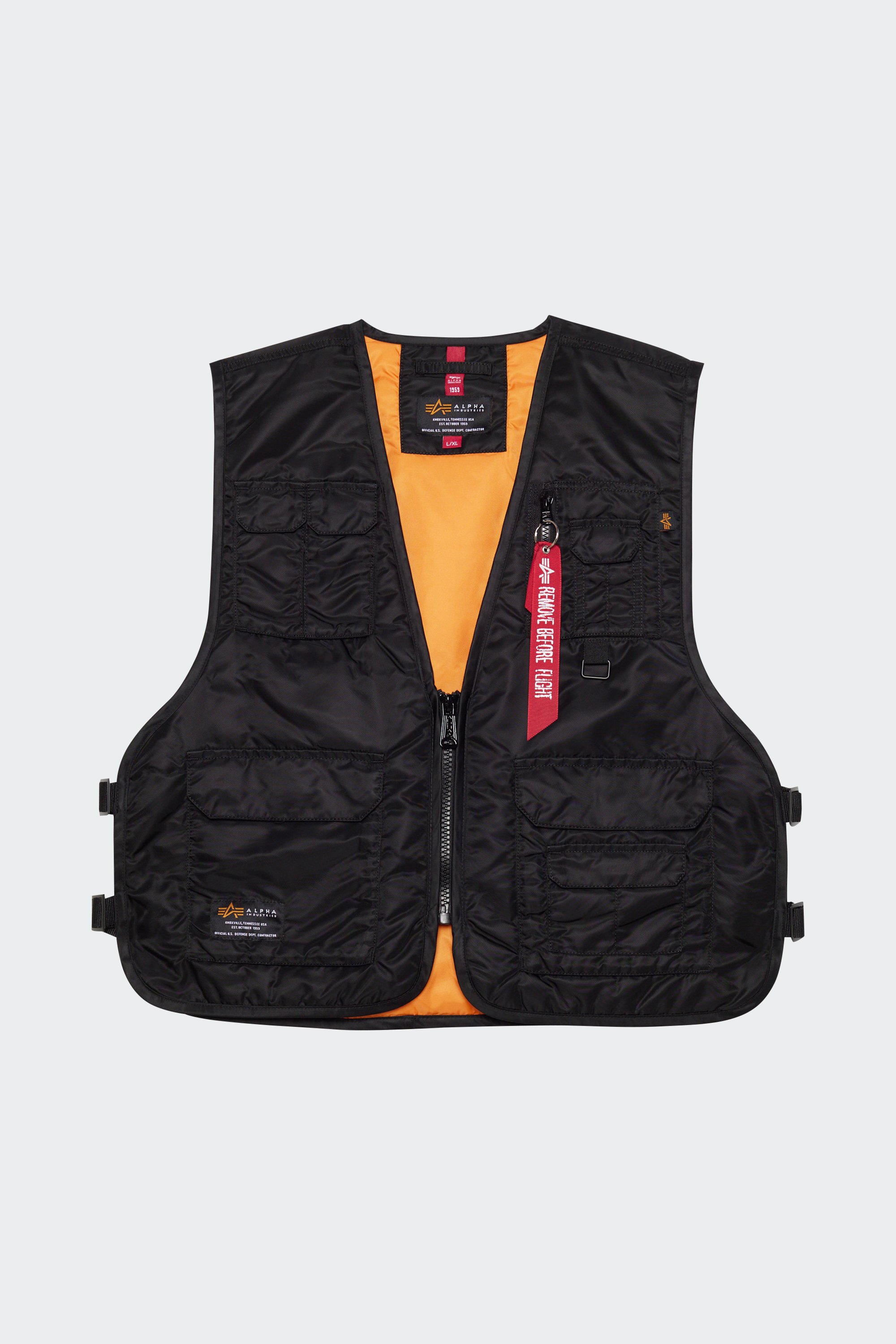 Jacket | Black by ALPHA INDUSTRIES Jacket Black