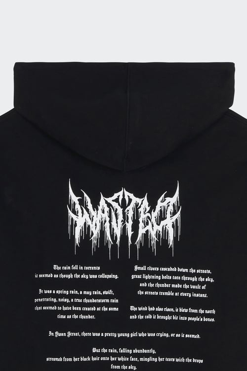 WASTED Hoodie Noir