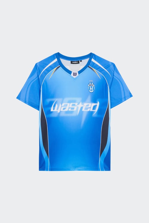 WASTED Maillot de sport Bleu