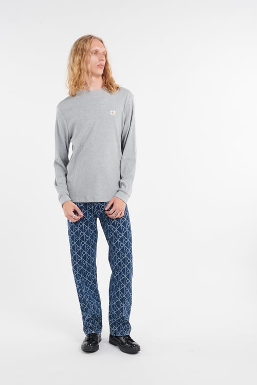 CALVIN KLEIN Pull Gris