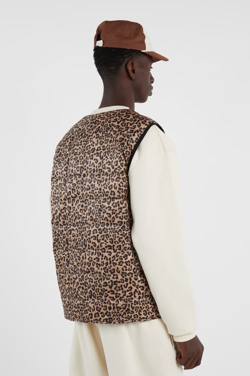 TAION Doudoune sans manches  Marron