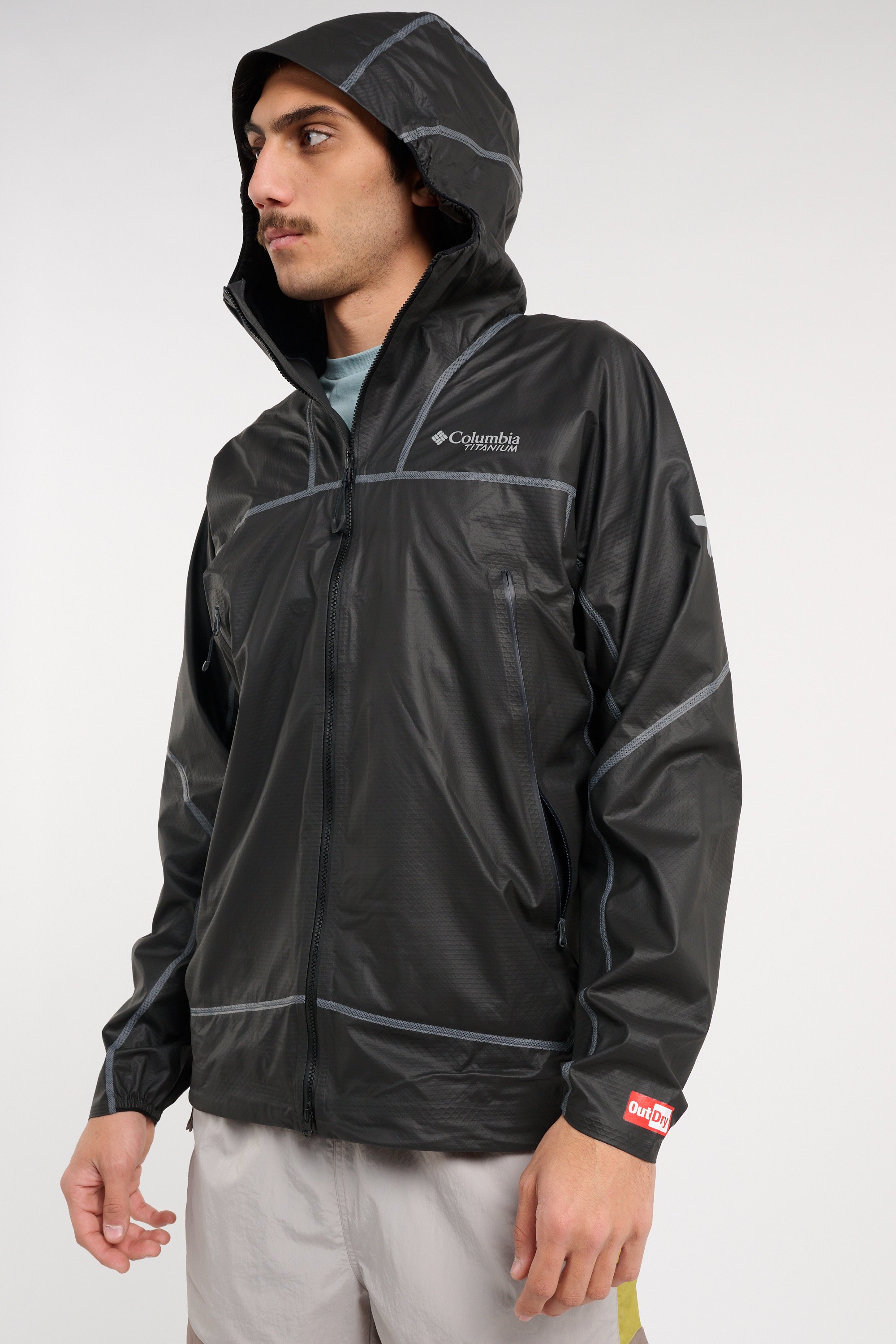 Veste imperméable Noir