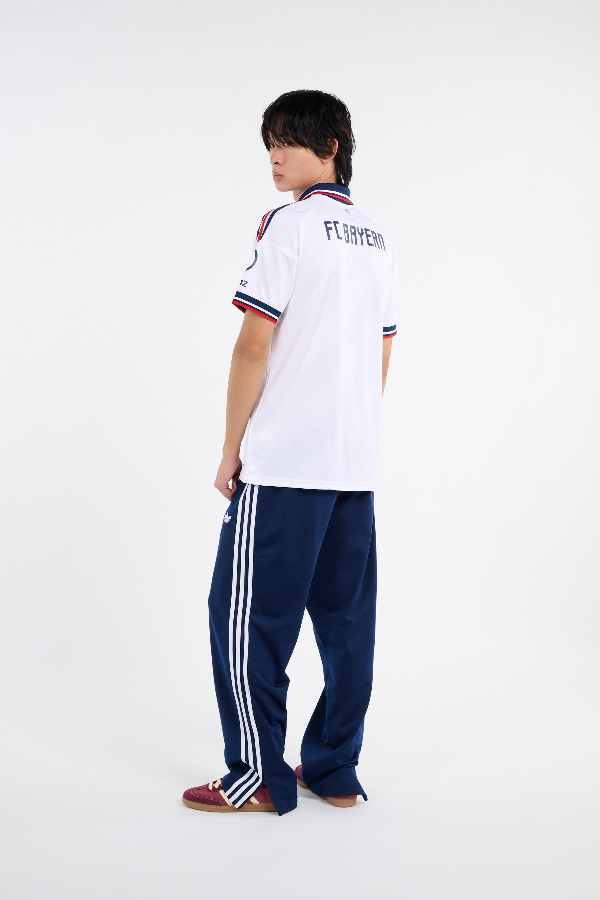 Men?s Storm 96 LO fabric and leather sneakers | Red ADIDAS Men