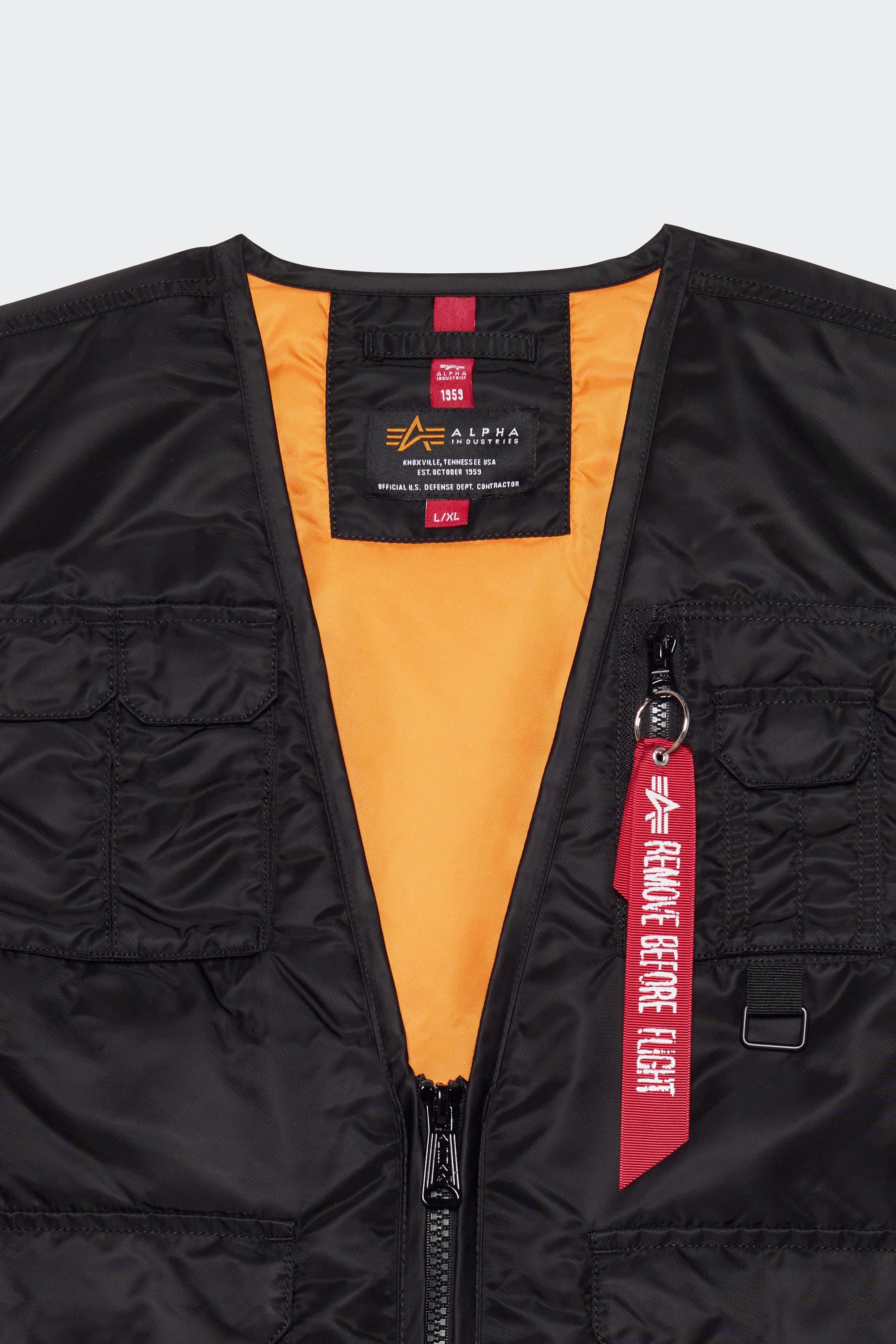Jacket | Black by ALPHA INDUSTRIES Jacket Black