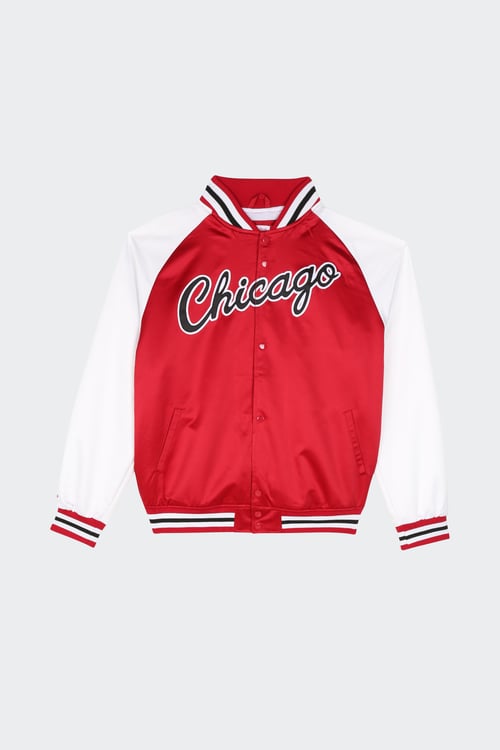 MITCHELL & NESS bomber Rouge
