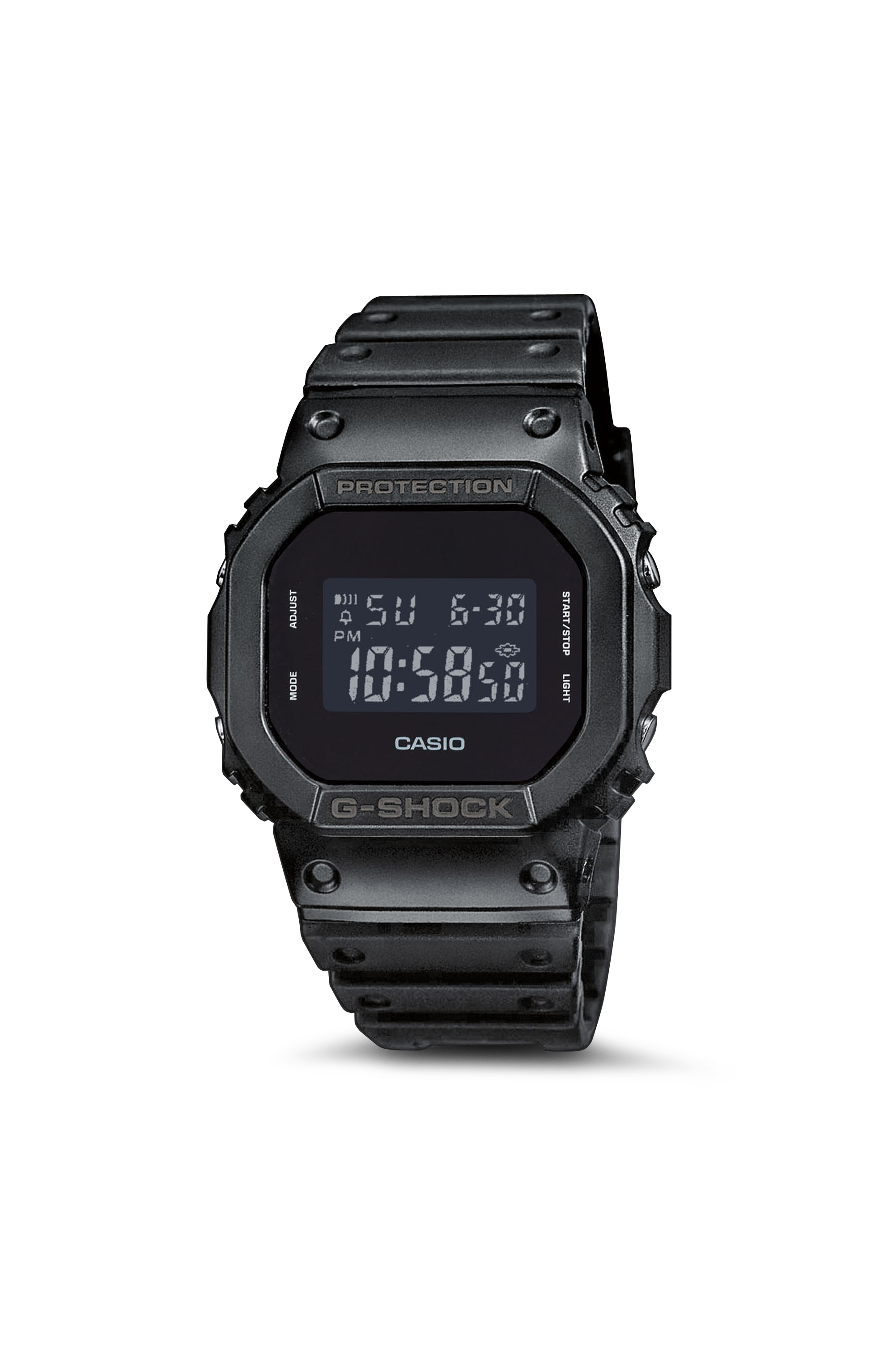 Auto-Illuminator resin watch Black