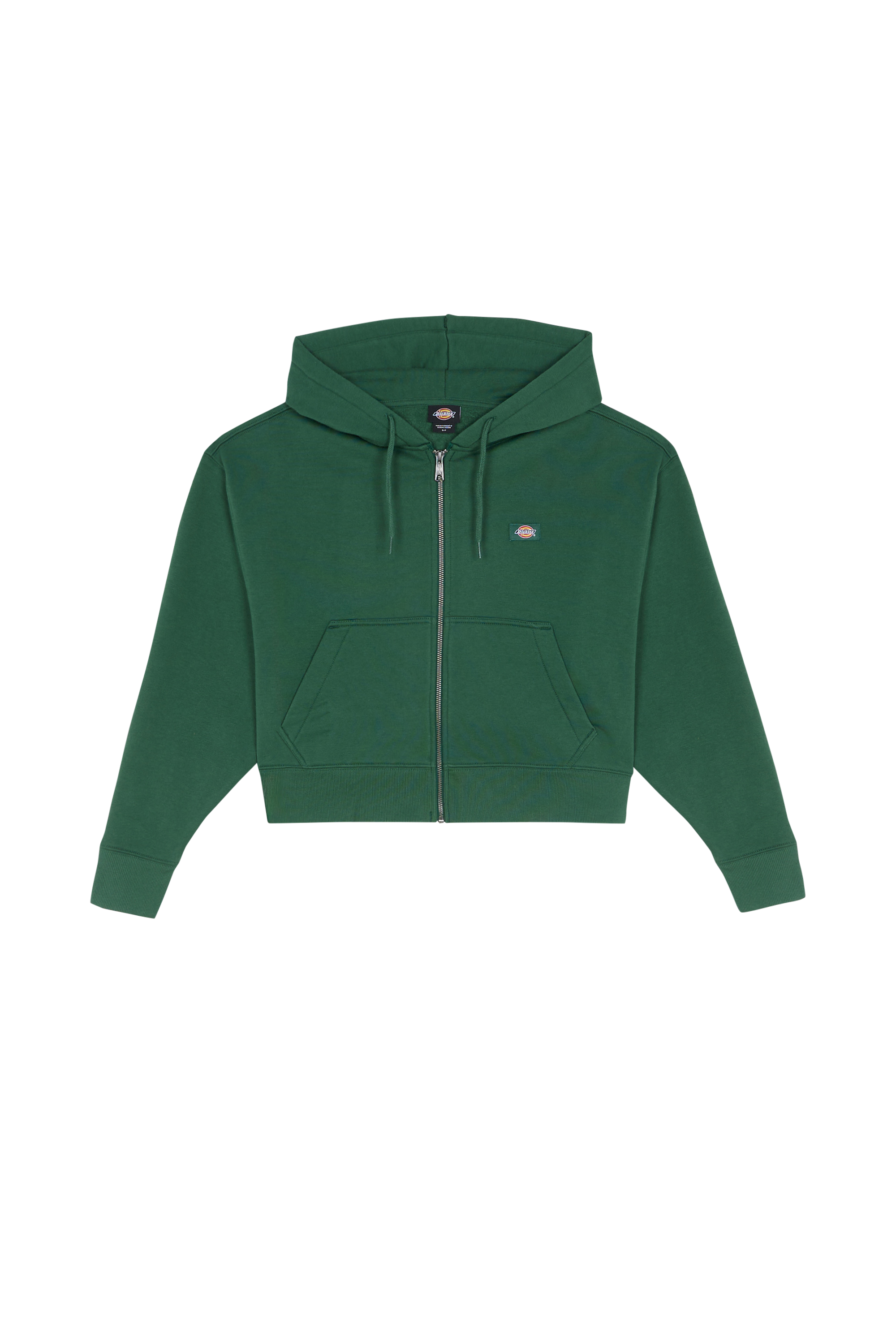 Hoodie zippé Vert