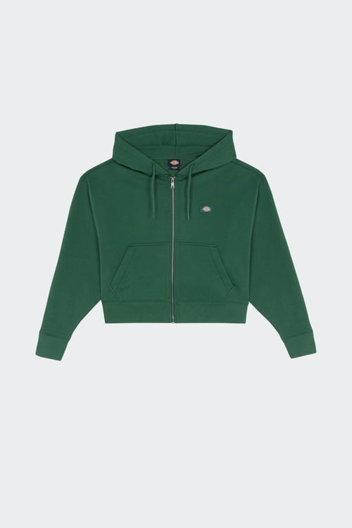 DICKIES Hoodie zippé Vert