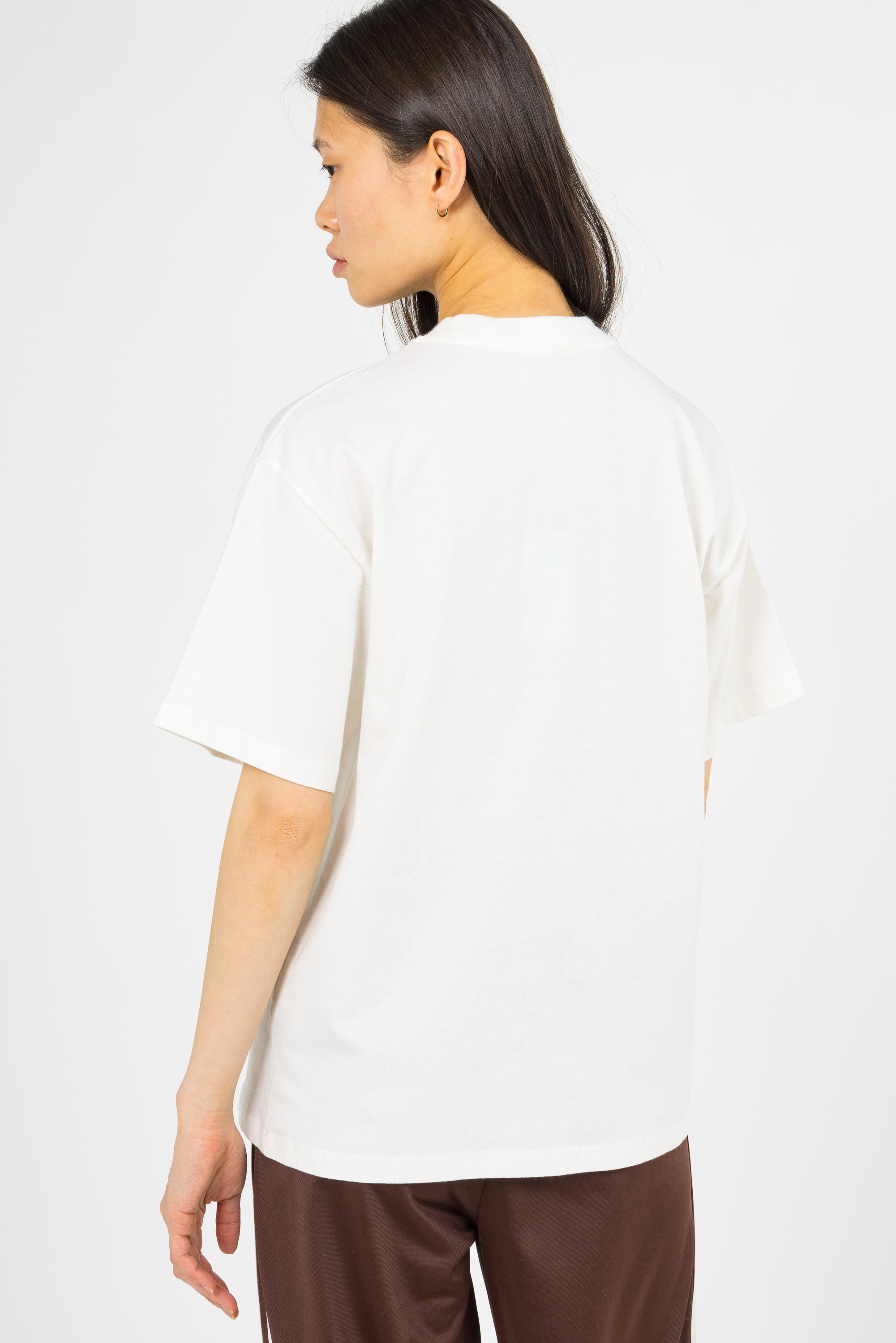 Regular-fit round-neck cotton T-shirt White