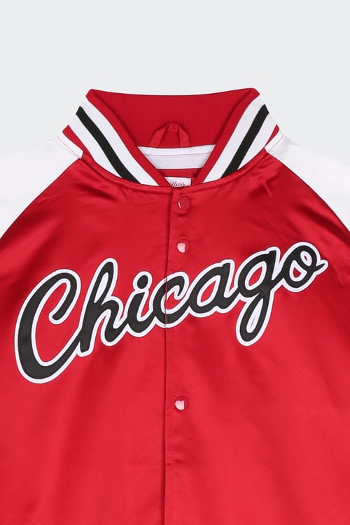 MITCHELL & NESS bomber Rouge