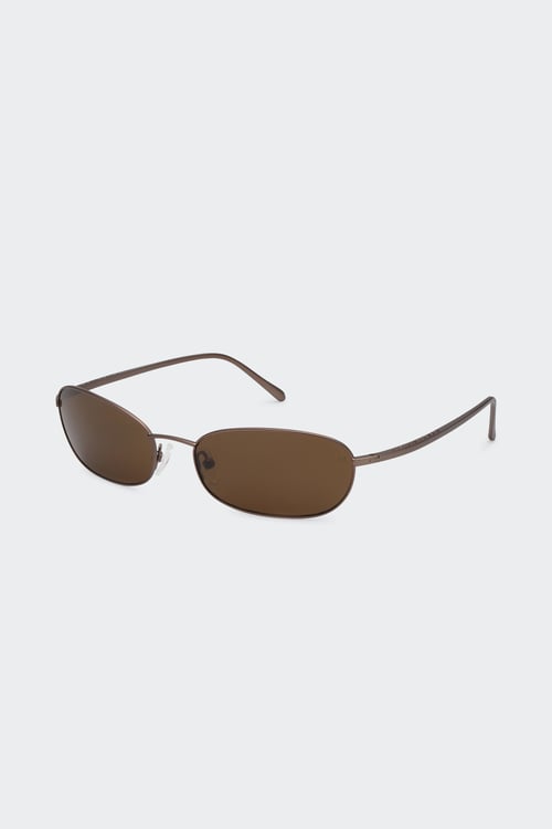 A.KJAERBEDE Lunettes de soleil Marron
