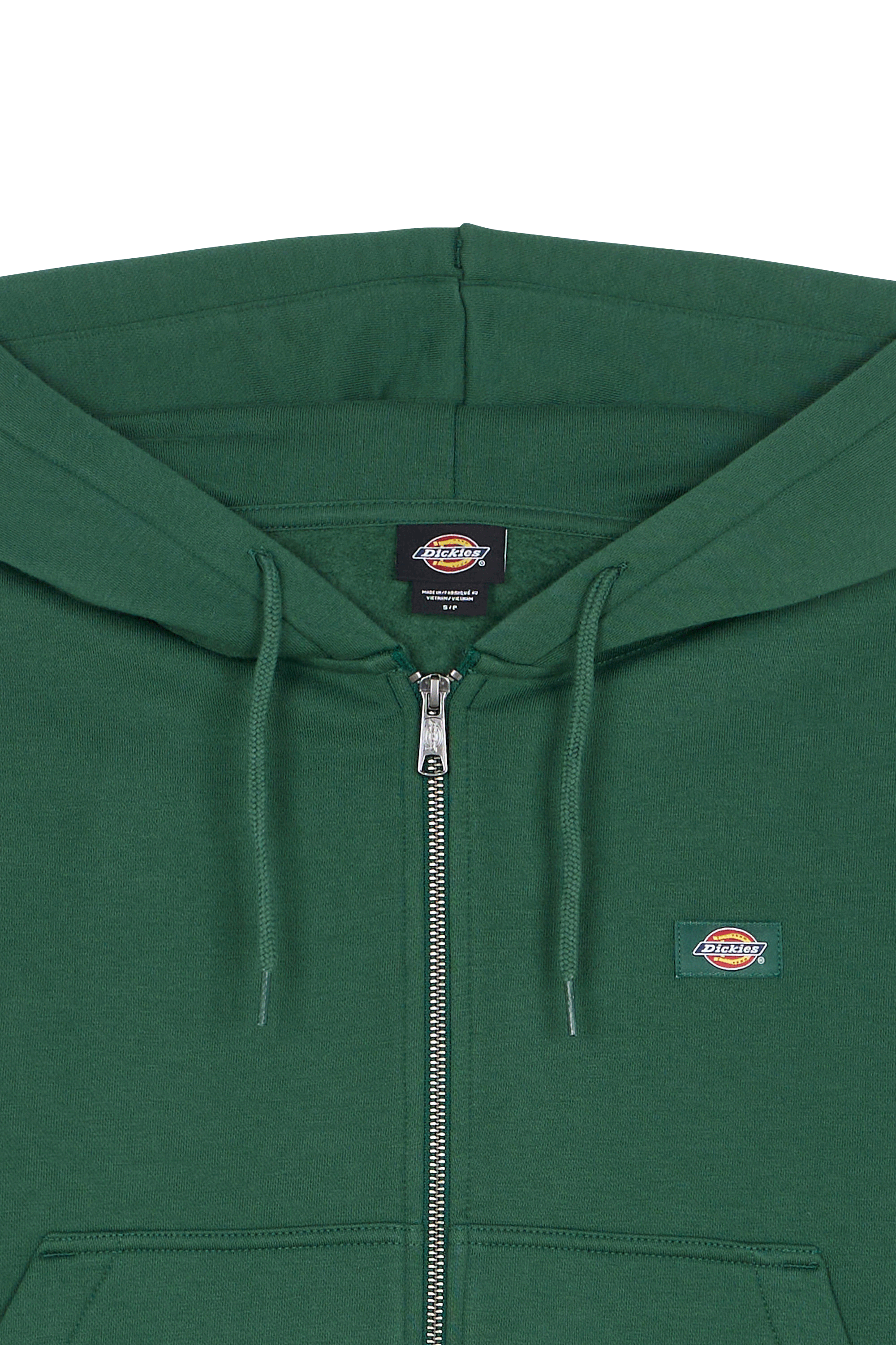 Hoodie zippé Vert
