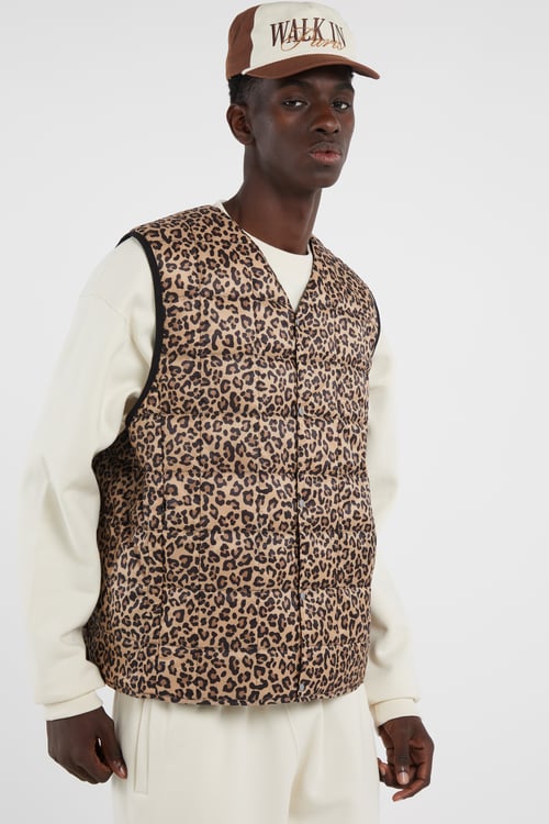 TAION Doudoune sans manches  Marron