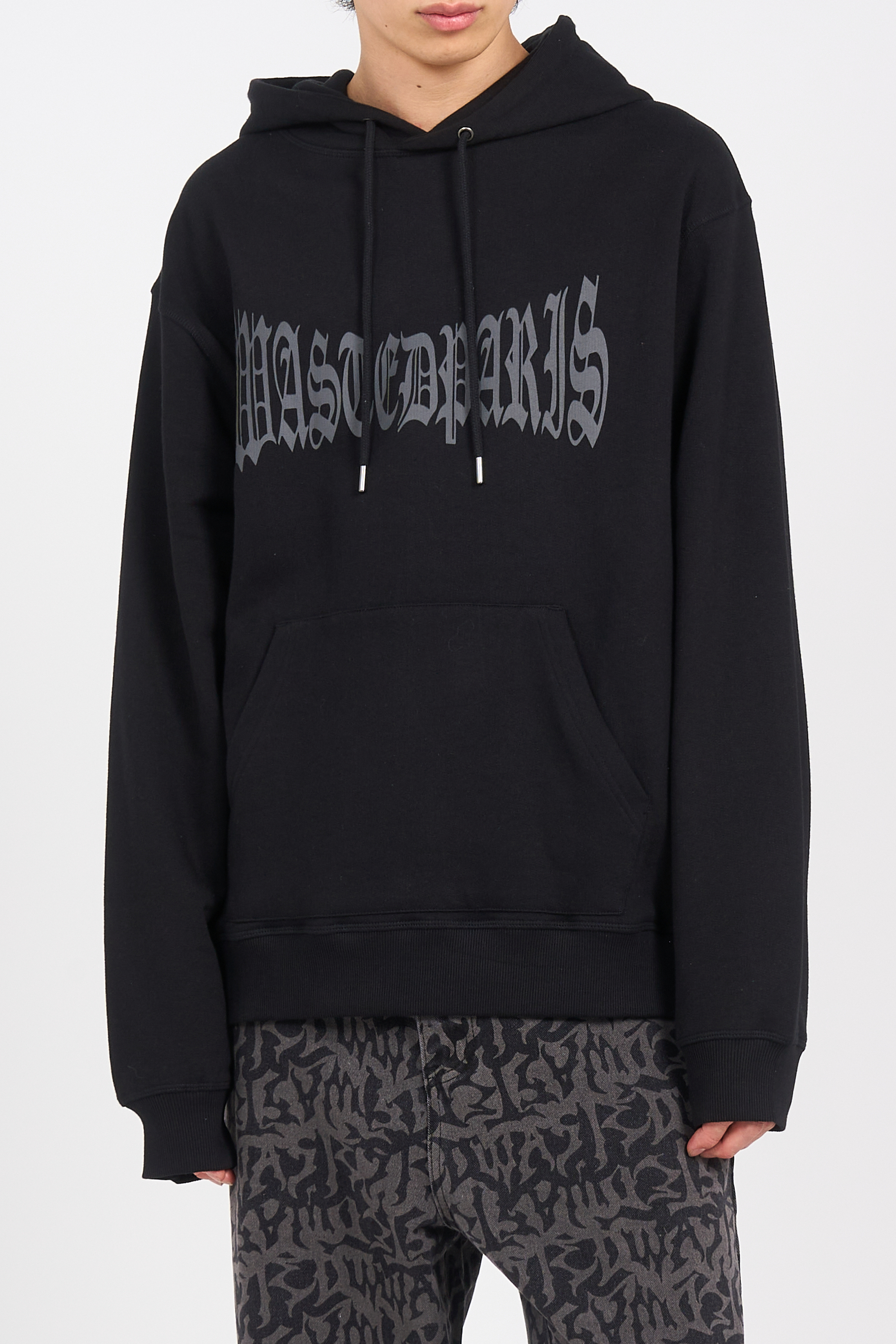 Hoodie | Noir WASTED Homme