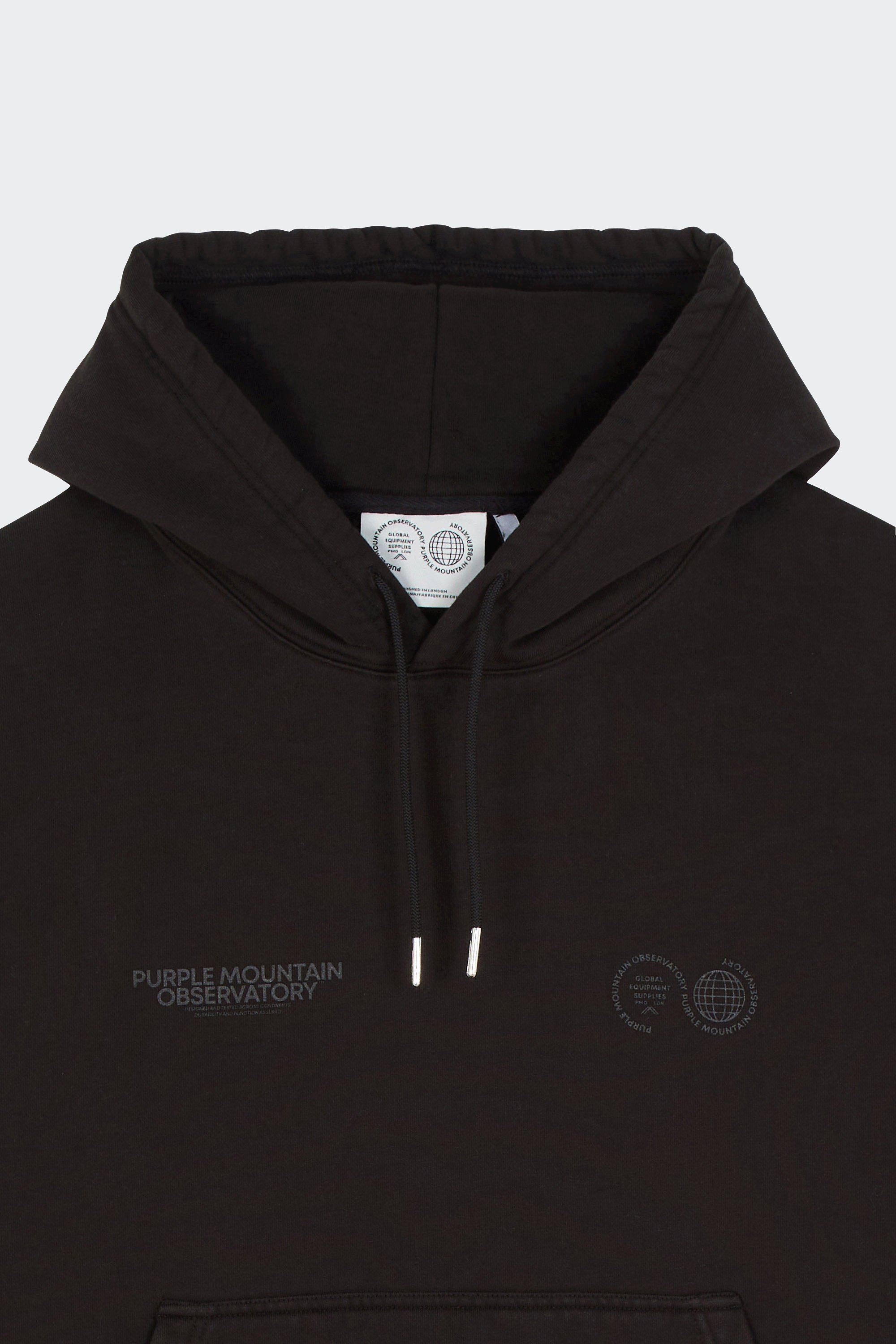 Hoodie | Black by PURPLE MOUNTAIN OBSERVATORY Hoodie Black