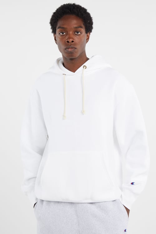 CHAMPION Hoodie Blanc