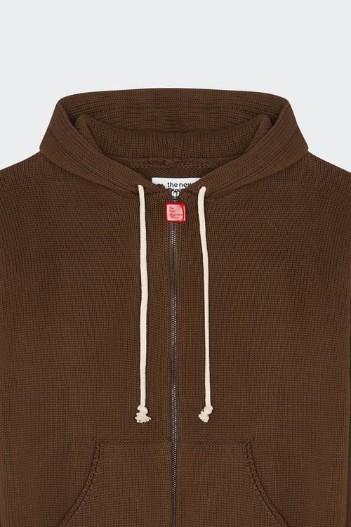 THE NEW ORIGINALS Hoodie zippé Marron