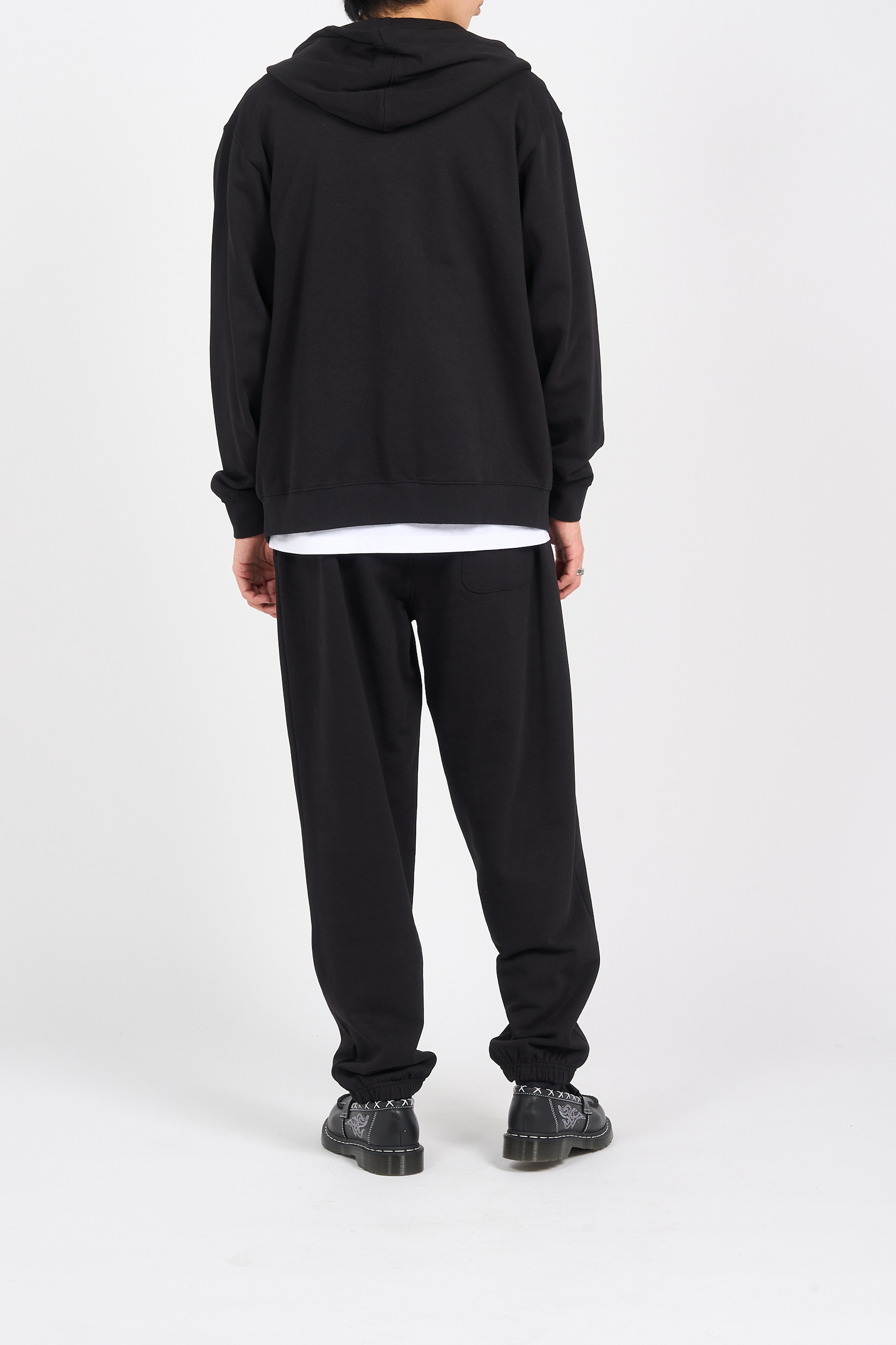 Zip-up hoodie | Black WASTED Men