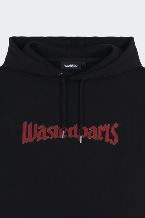 WASTED Hoodie Noir