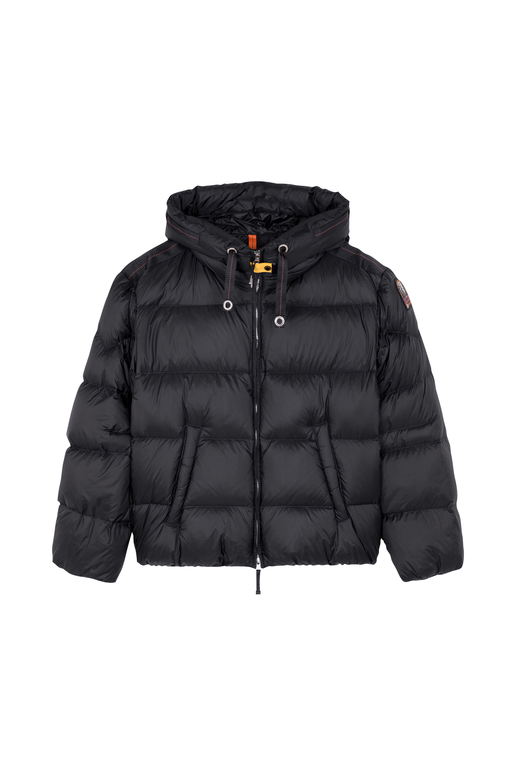 Lightweight quilted padded jacket with high neck Black