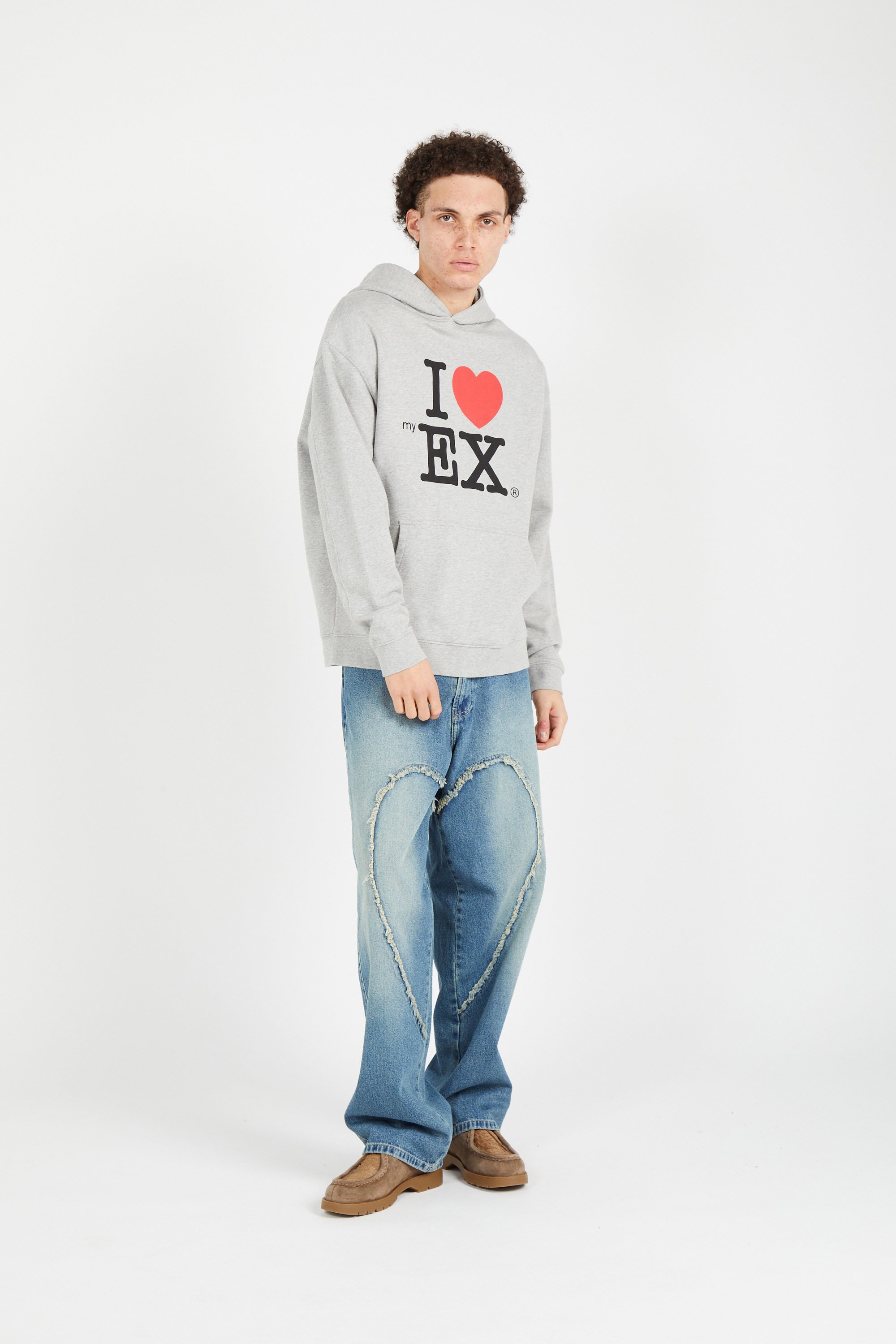 Hoodie CARNE BOLLENTE Gris