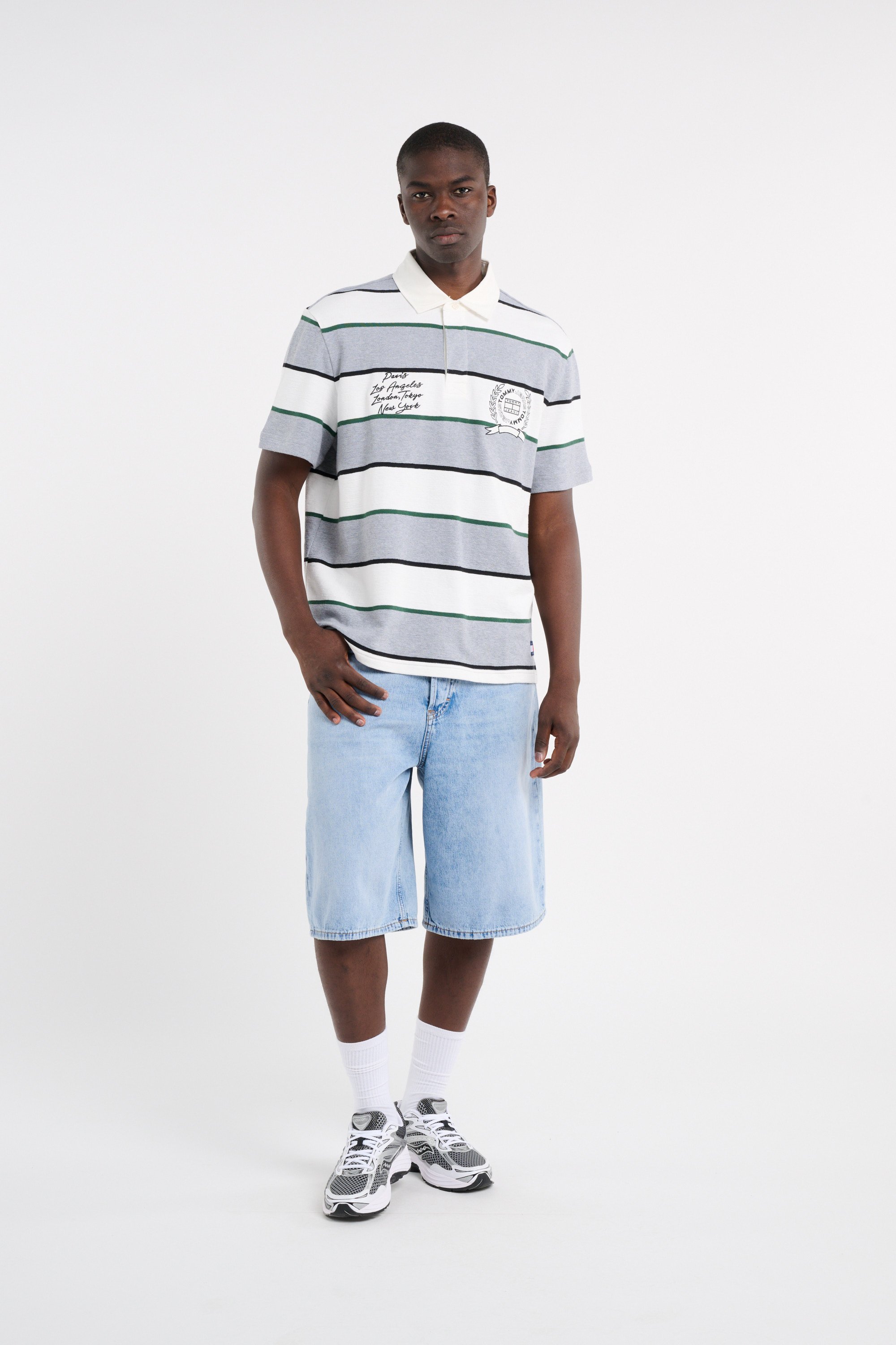 Polo TOMMY JEANS Gris