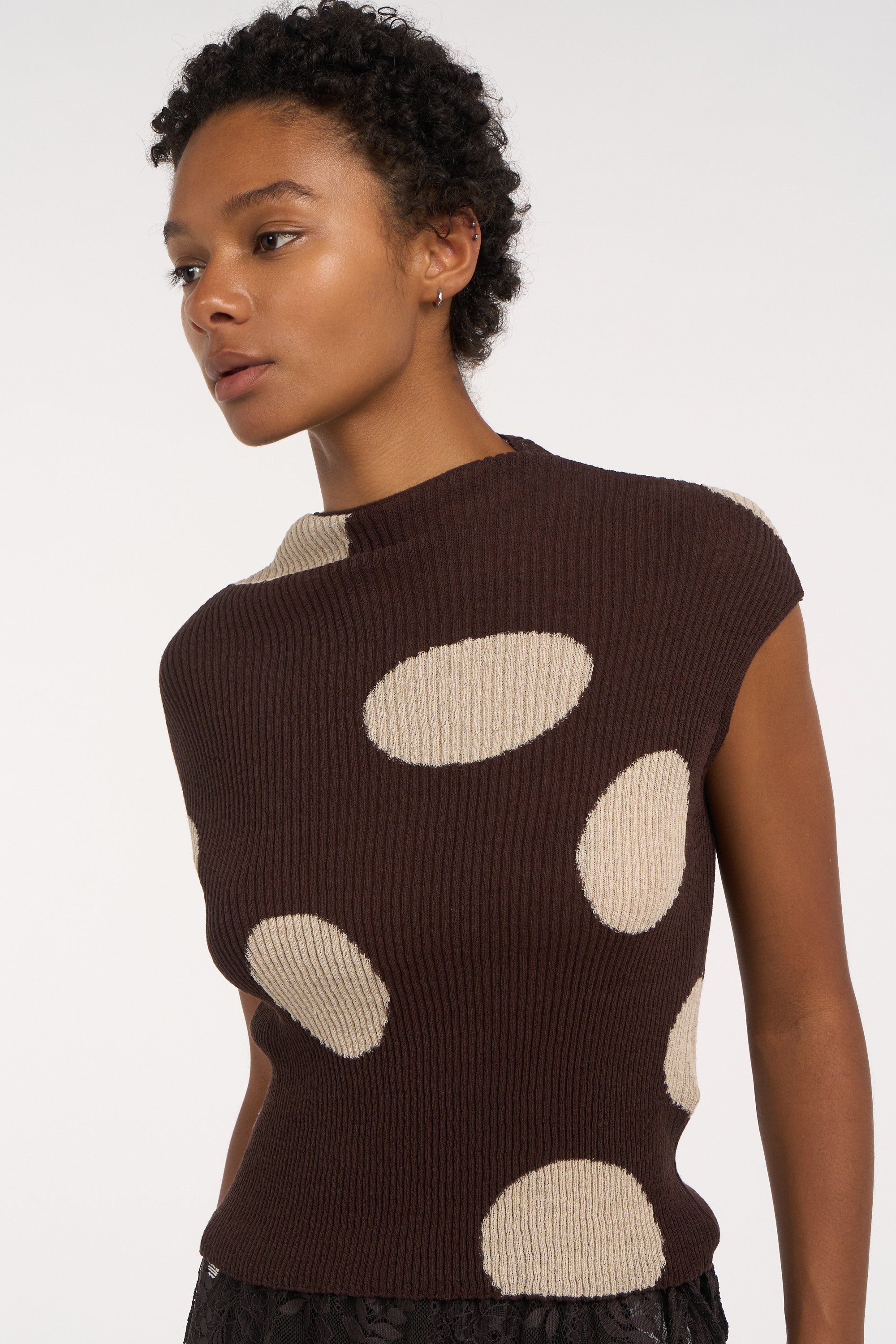Top | Brown OPEN YY Women