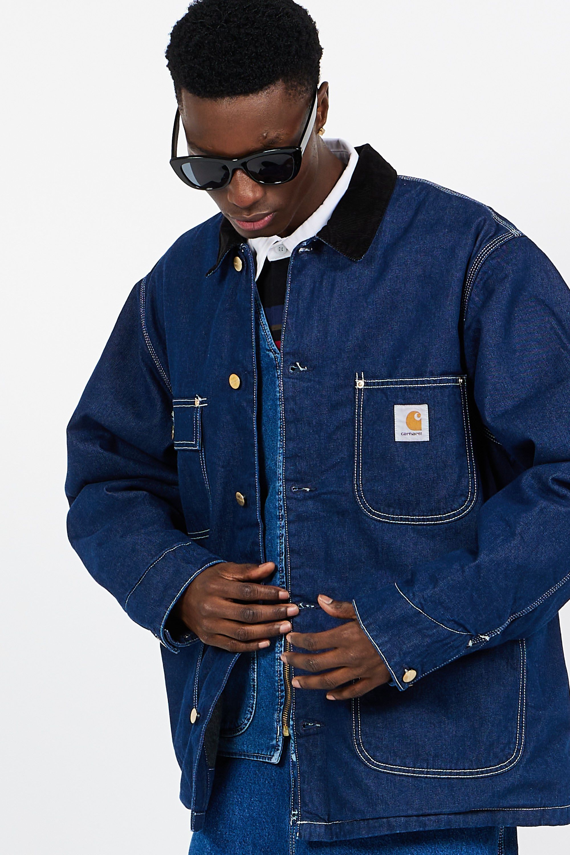 Veste discount carhartt bleu