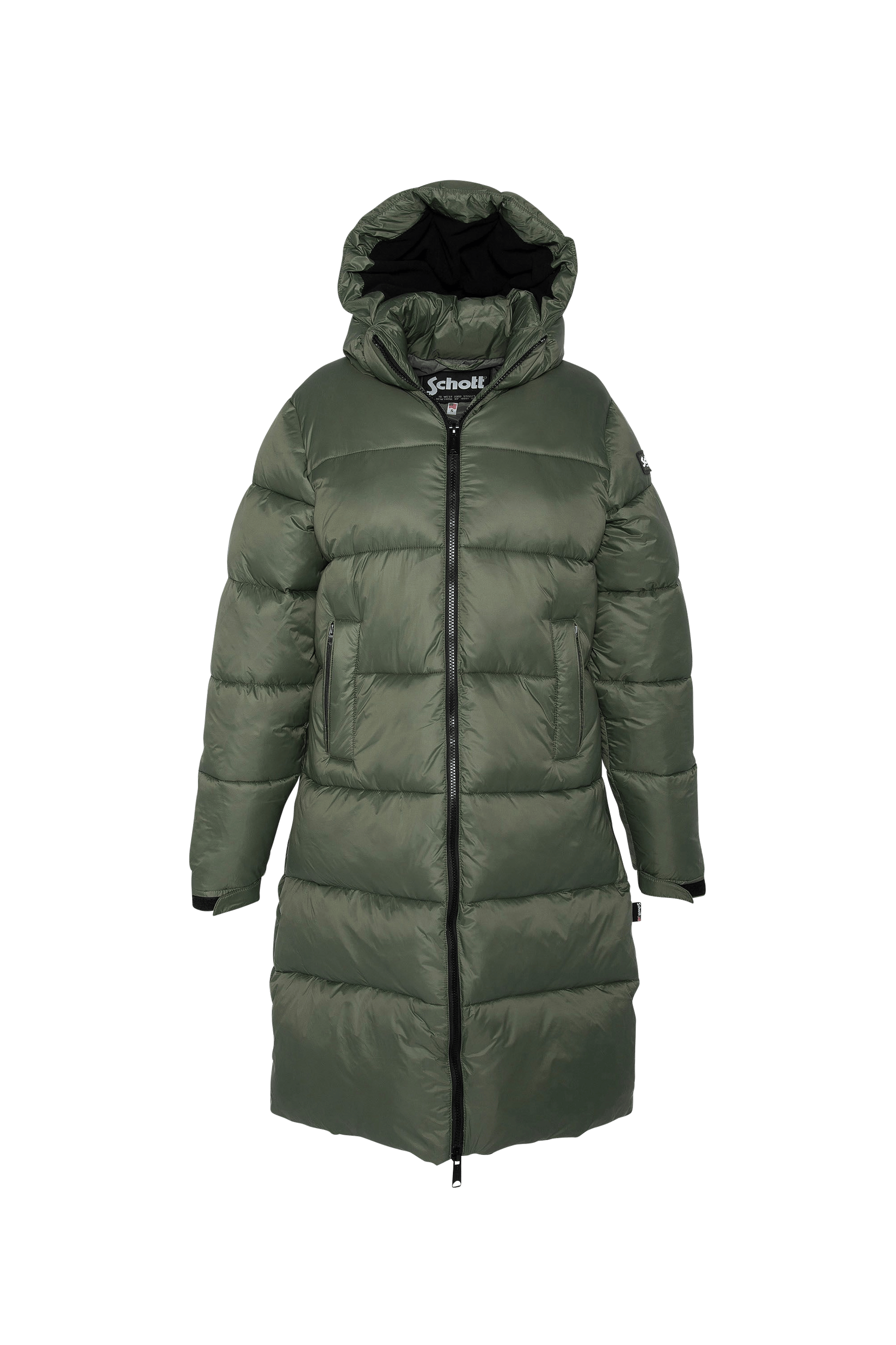 Puffer Jacket SCHOTT Khaki