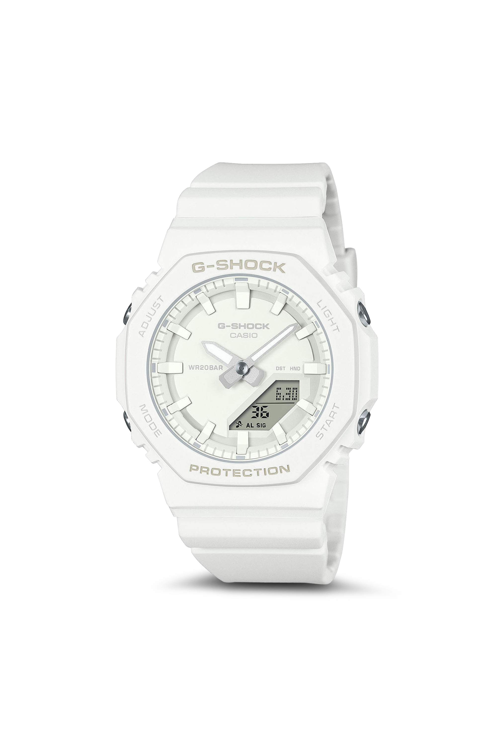 Auto-Illuminator resin watch White