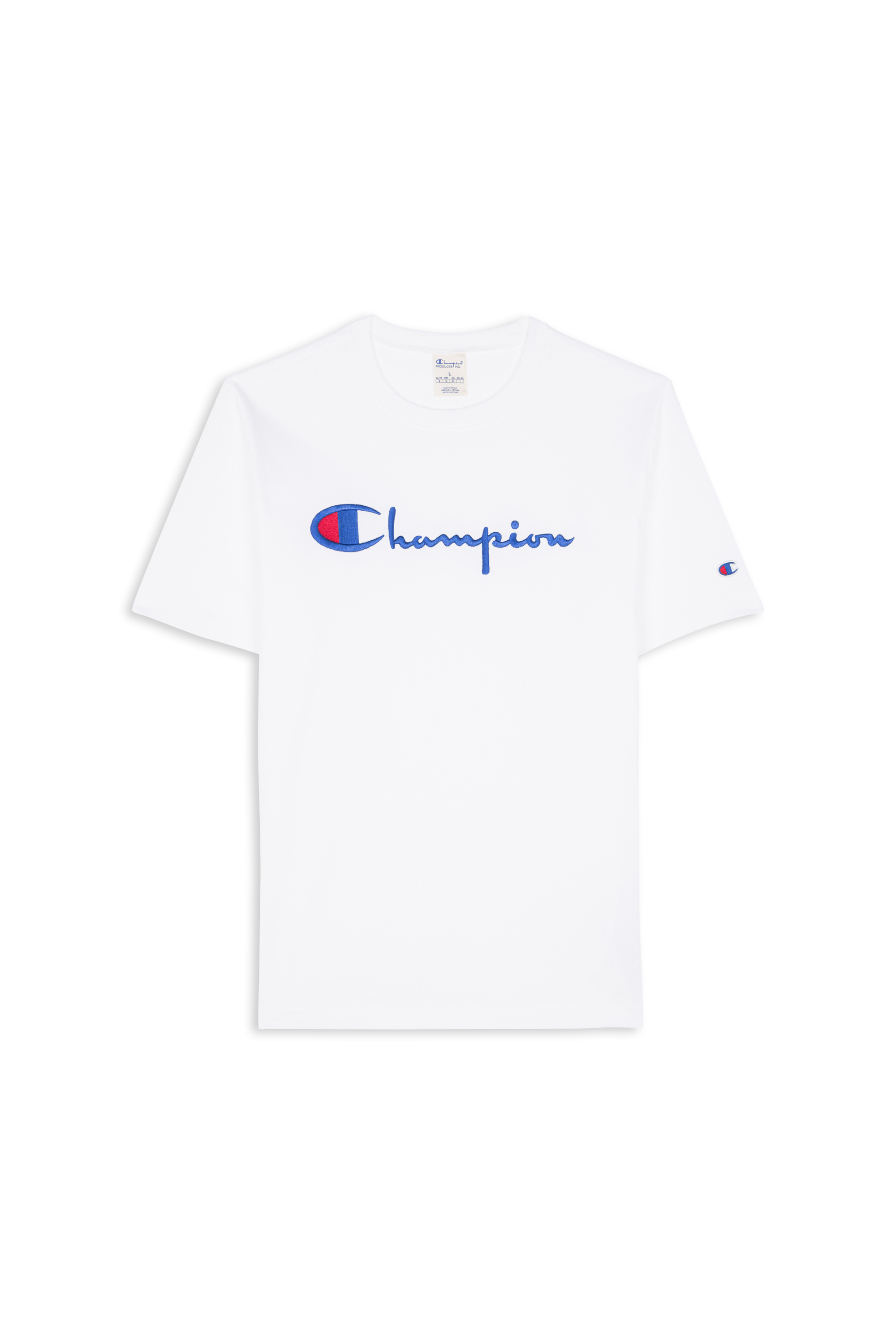 Regular-fit round-neck cotton T-shirt White