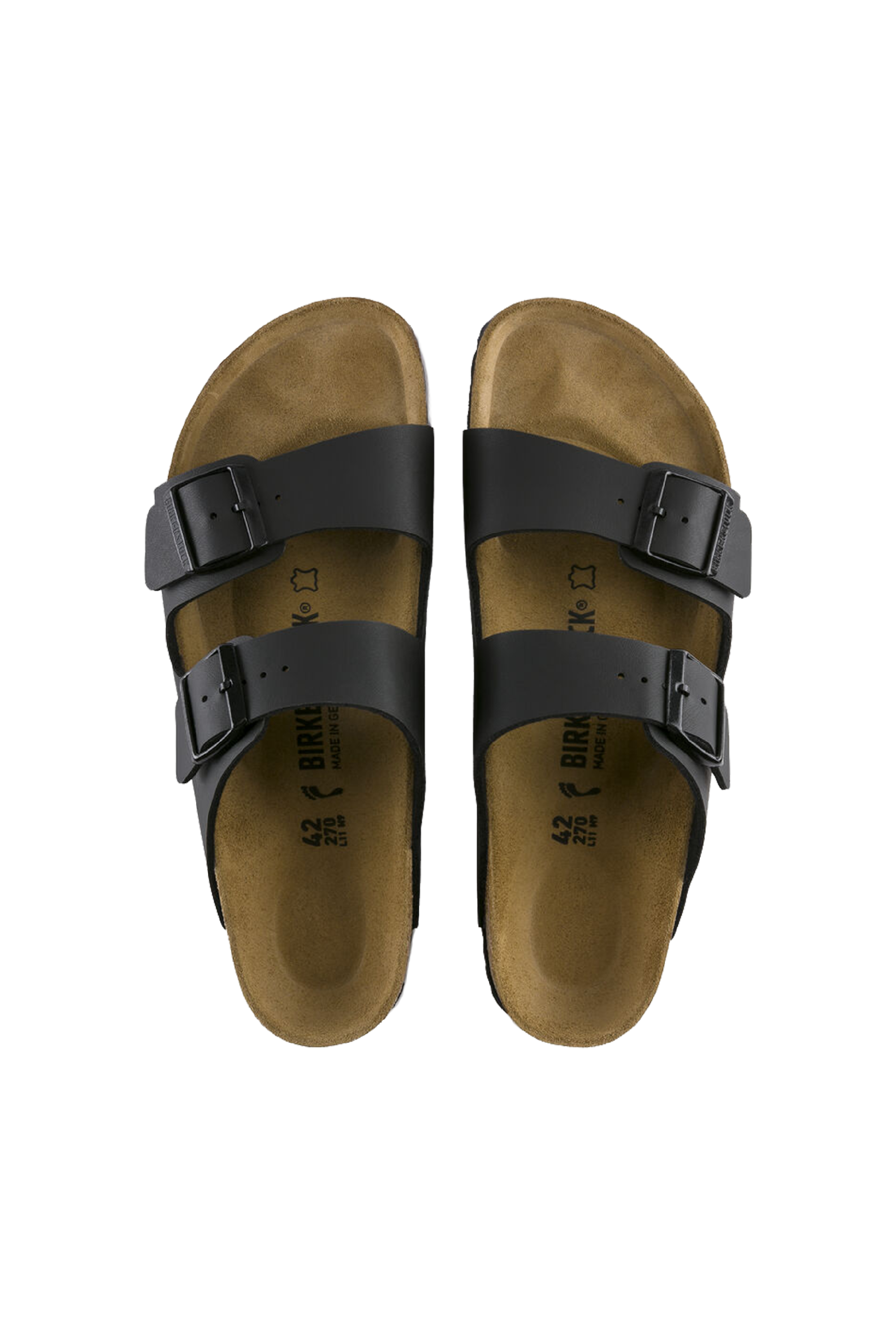 Sandales plates Noir