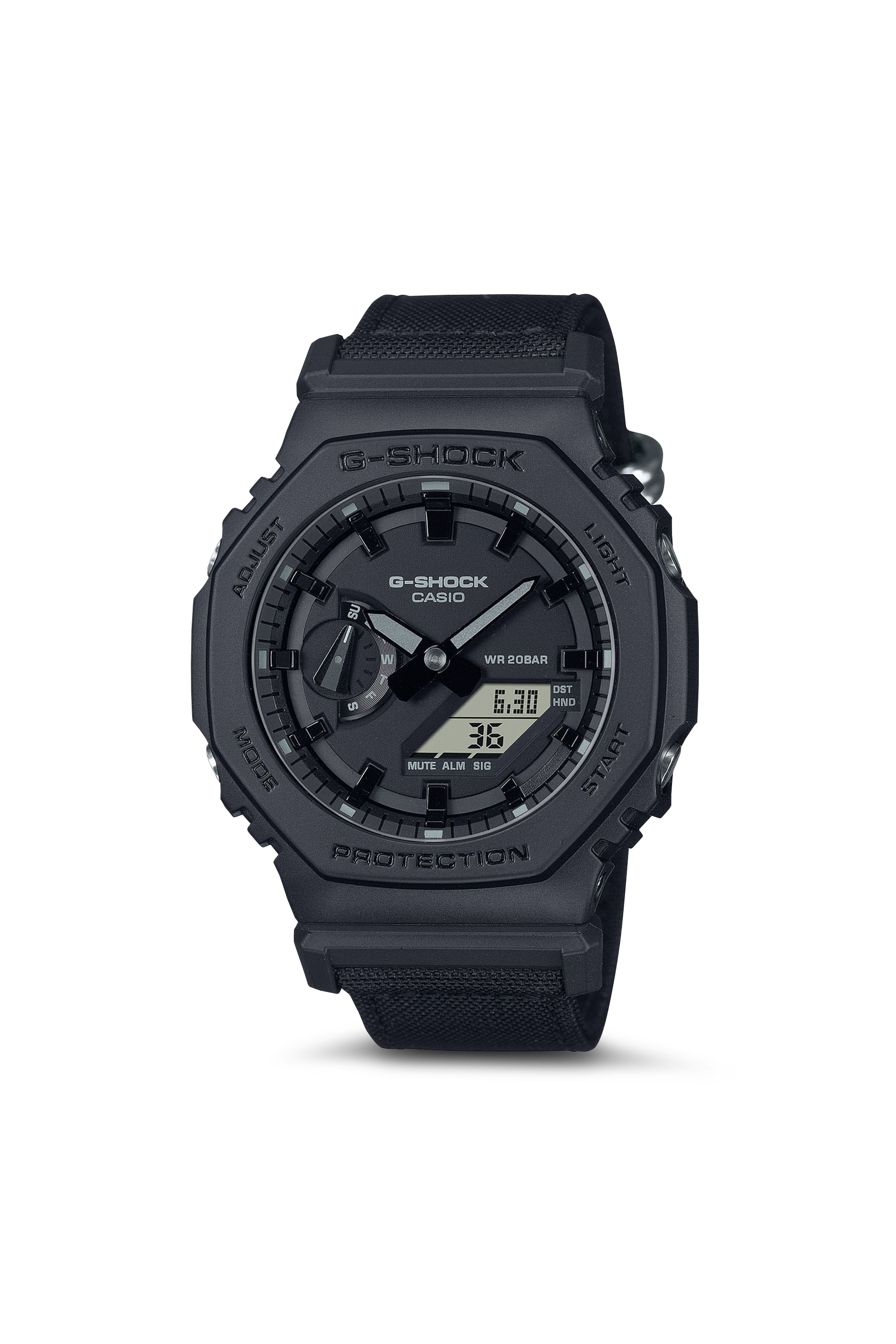 Auto-Illuminator resin watch Black