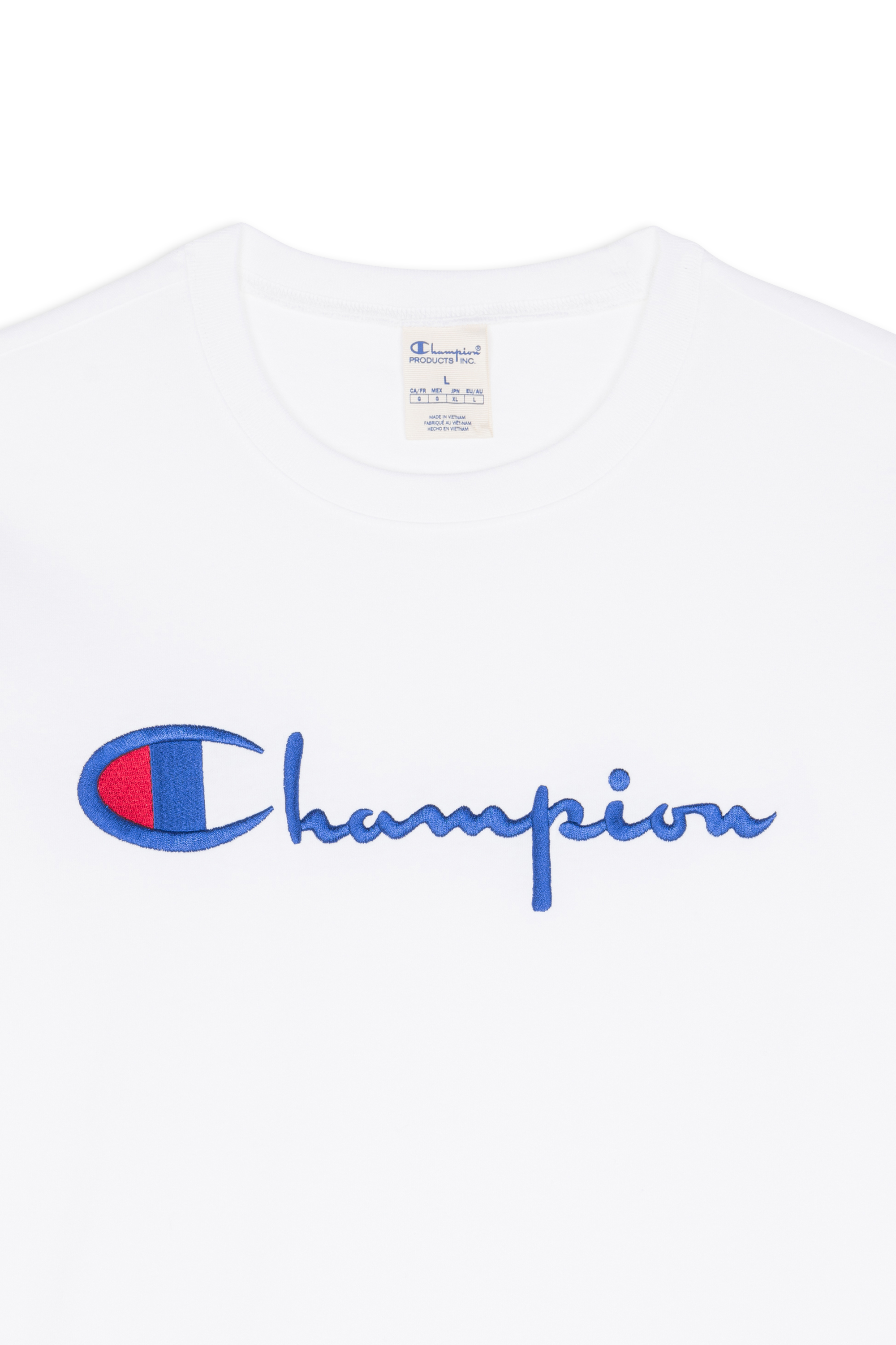 Regular-fit round-neck cotton T-shirt White