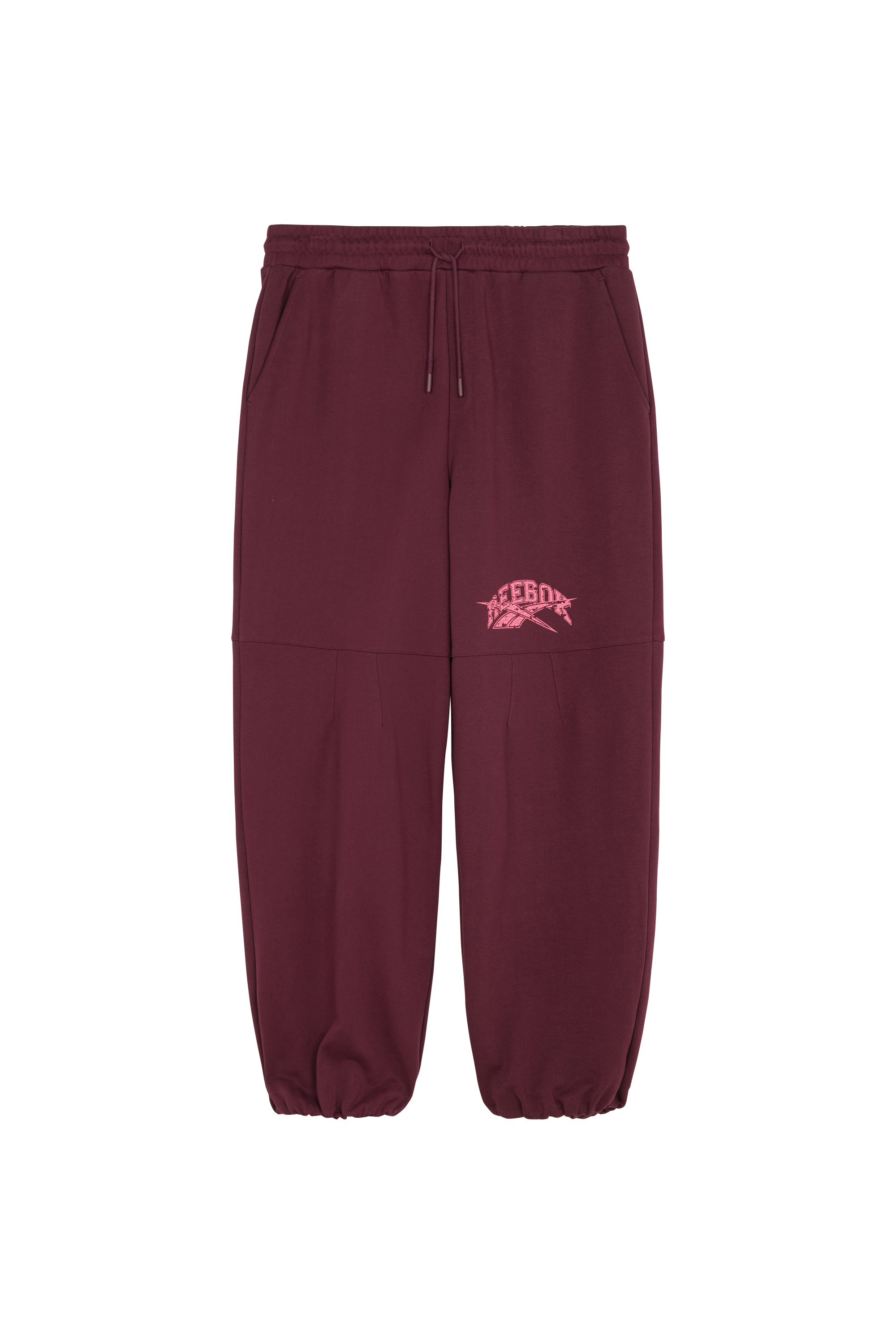 Pantalon de survêtement GRAPHIC SWEATPANTS Black cherry