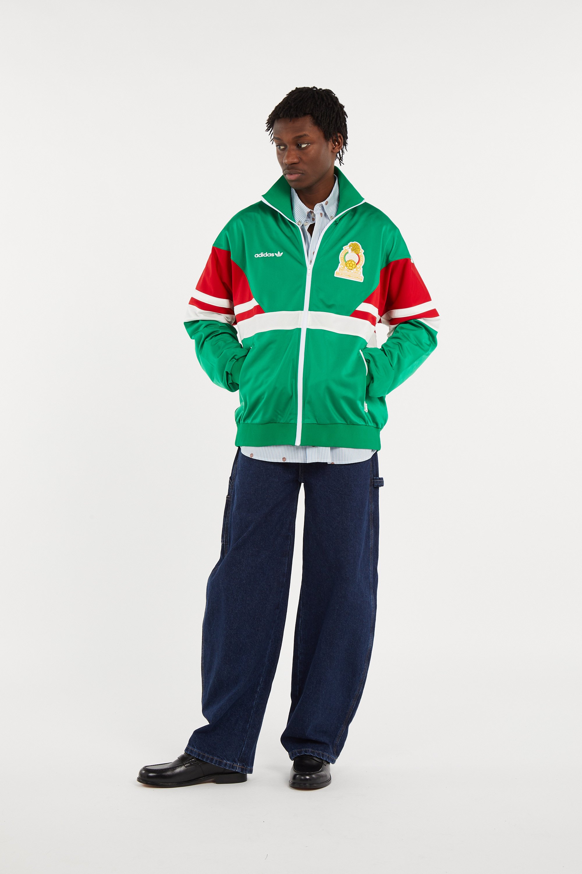 Track jacket ADIDAS Green