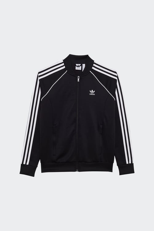Veste adidas femme noir top et blanc