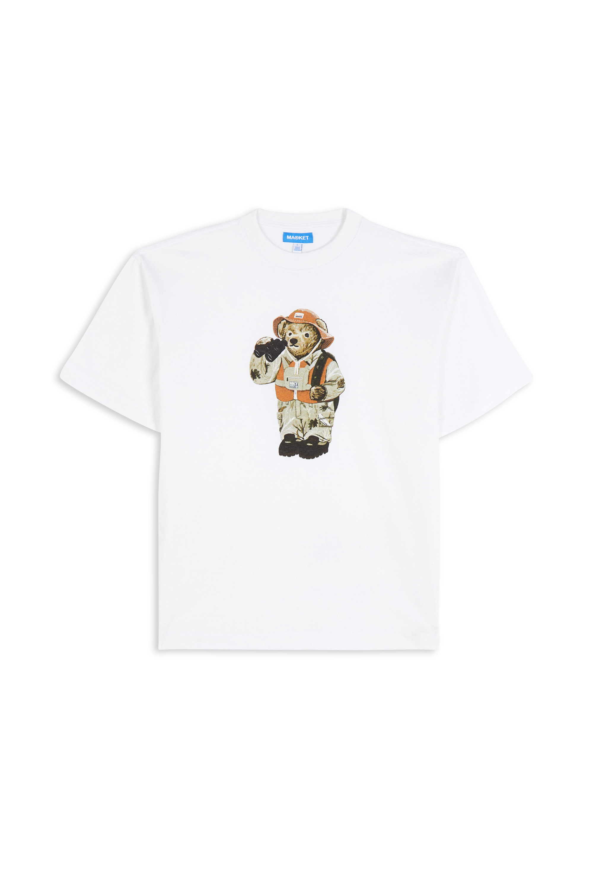 Regular-fit round-neck cotton T-shirt White